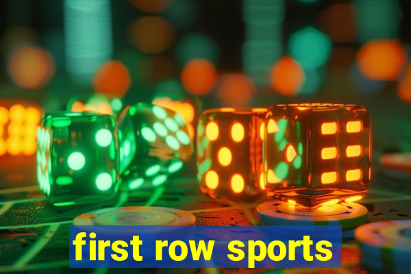 first row sports